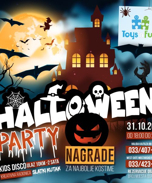 Halloween u igraonici Toys n Fun